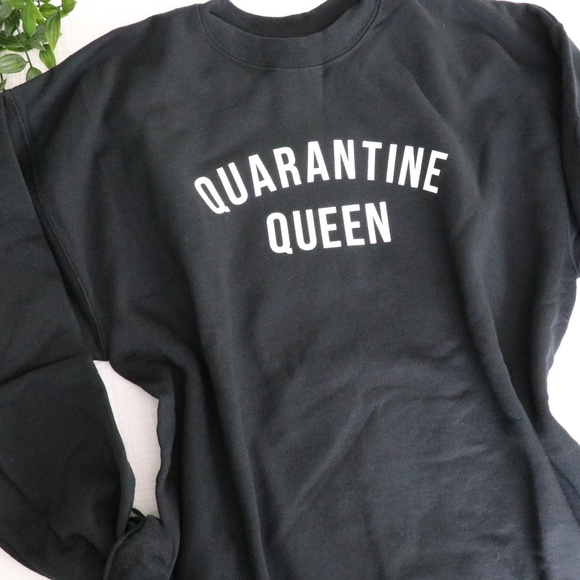 *LAST ONE* LARGE Quarantine Queen Sweatshirt - Picture 3 of 5